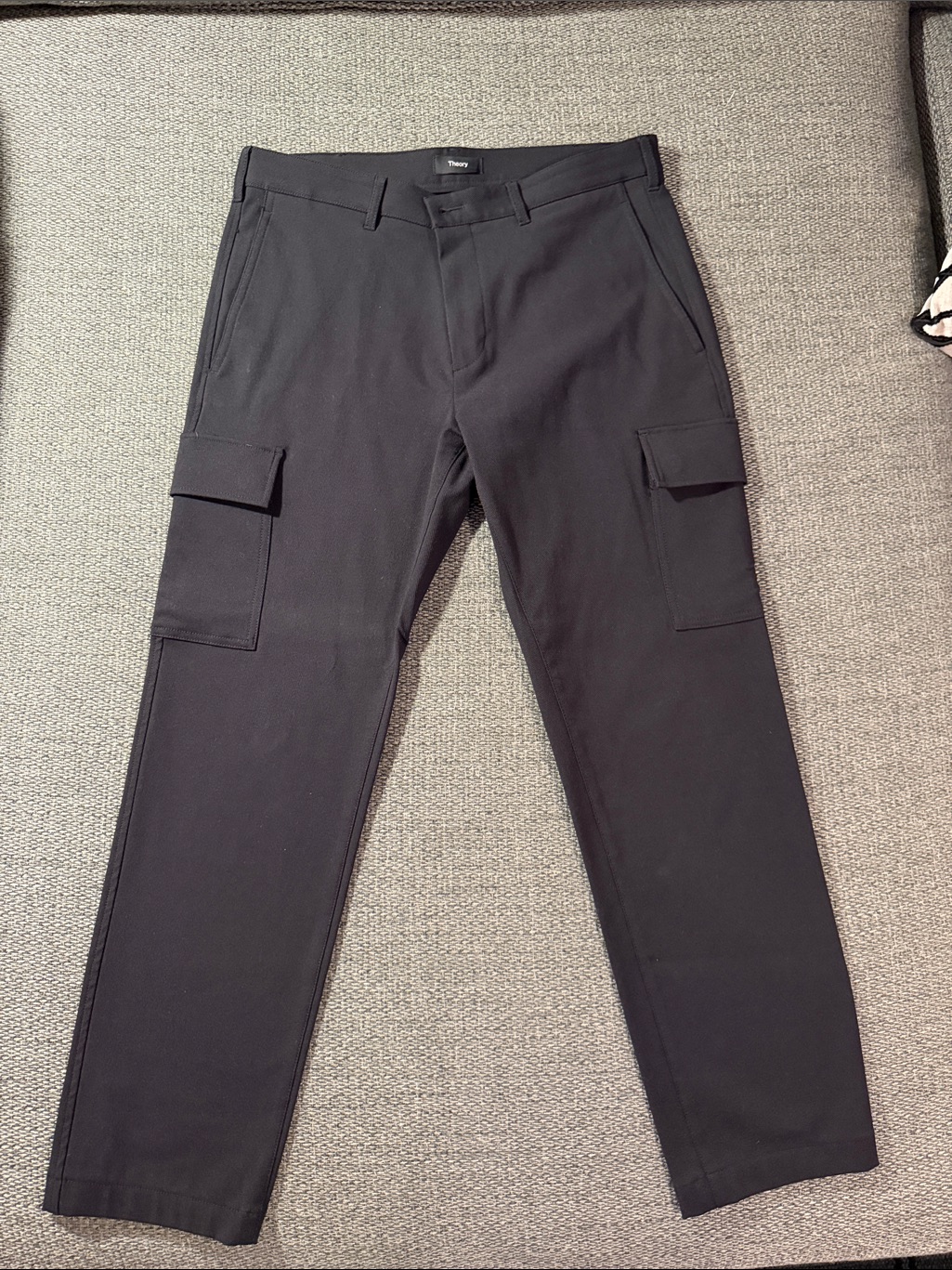 Theory Men's Black Cargo Trousers